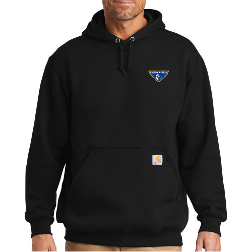  Carhartt Black Midweight Hoodie - Athletic Mark