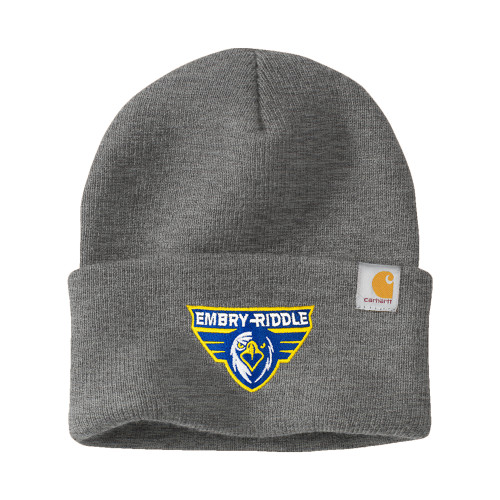  Carhartt Heather Grey Knit Beanie w/Cuff - Athletic Mark