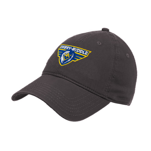  Charcoal Unstructured Adjustable Low Profile Hat - Athletic Mark