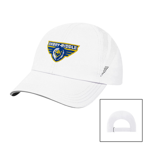  Womens White Performance Cap - Athletic Mark