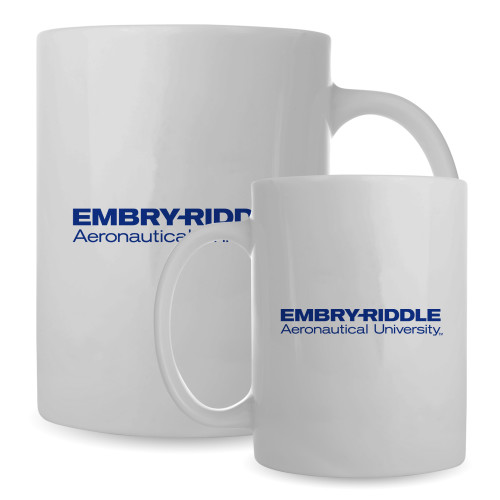  Full Color White Mug 15oz - Embry-Riddle Aeronautical University