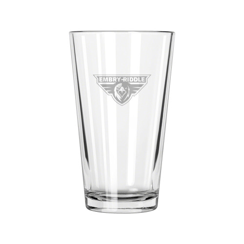  Libbey Glass 16oz - Athletic Mark  Engraved