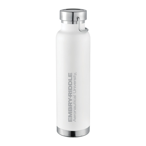  Thor Copper Vacuum Insulated White Bottle 22oz - Embry-Riddle Aeronautical University  Engraved