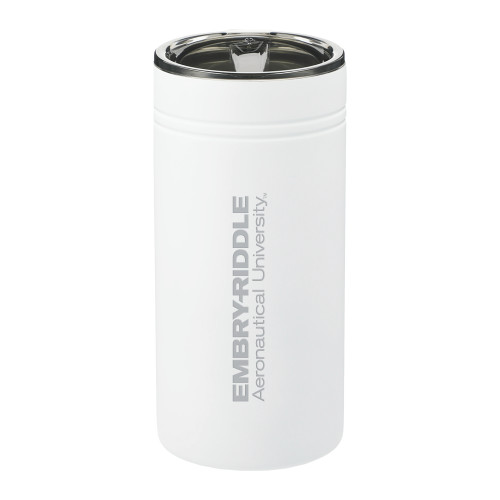  Sherpa Vacuum White Tumbler & Insulator 12oz - Embry-Riddle Aeronautical University  Engraved