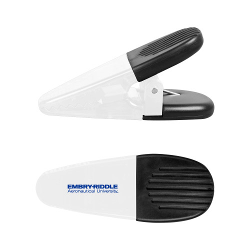  White Crocodile Clip/Magnet - Embry-Riddle Aeronautical University