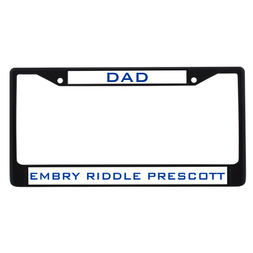  Dad Metal License Plate Frame in Black - Dad