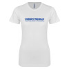 Thumbnail image for  Next Level Womens White Boyfriend Tee