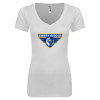 Thumbnail image for  Next Level Womens White Ideal V Tee