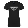 Thumbnail image for  Next Level Womens Black Boyfriend Tee