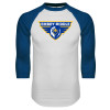 Thumbnail image for  White/Royal Raglan Baseball T Shirt