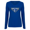 Thumbnail image for  Womens Royal Long Sleeve V Neck Tee 