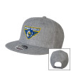 Thumbnail image for  Heather Grey Wool Blend Flat Bill Snapback Hat