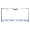 Thumbnail image for  Dad Metal License Plate Frame in Chrome