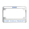 Thumbnail image for  Metal Motorcycle License Plate Frame in Chrome