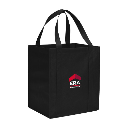 Non Woven Black Grocery Tote-ERA