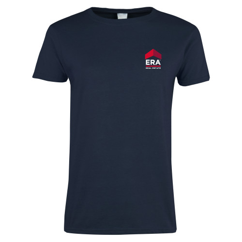 Womens Short Sleeve Navy Tee-ERA