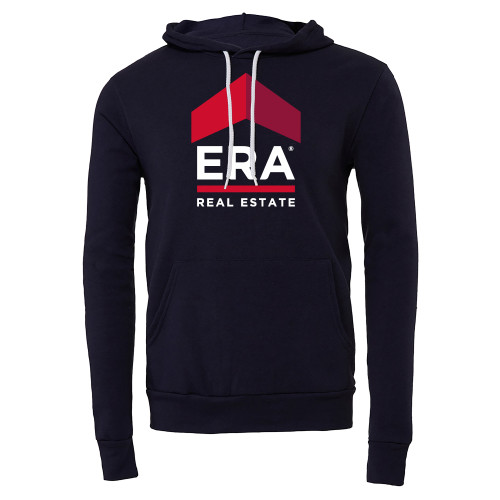 Bella + Canvas Navy Fleece Hood-ERA