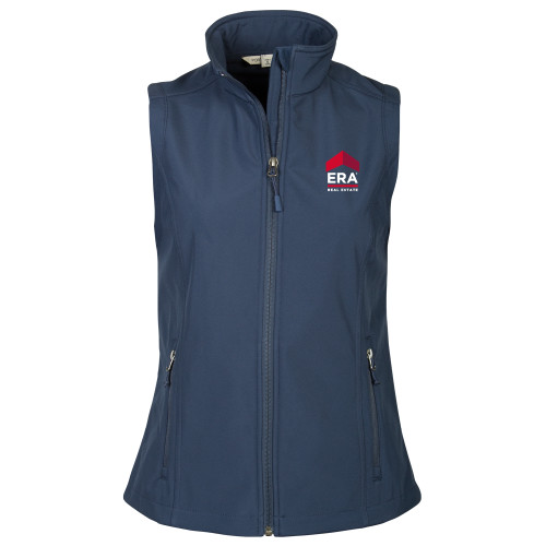 Womens Navy Core Softshell Vest-ERA