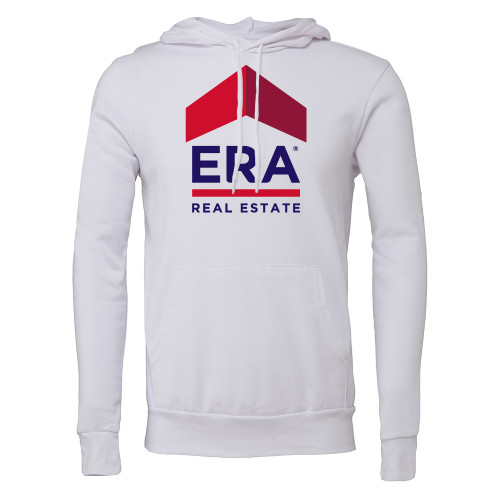 Bella + Canvas White Fleece Hood-ERA