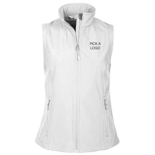 Womens White Core Softshell Vest-Blank for M Tools Setup