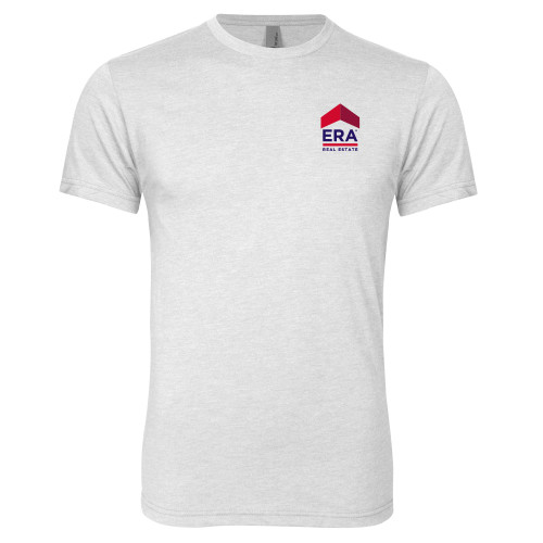 Next Level Heather White Triblend Tee-ERA