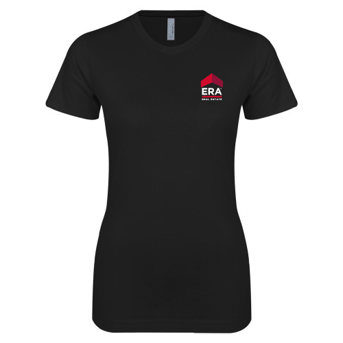 Next Level Womens Black Boyfriend Tee-ERA