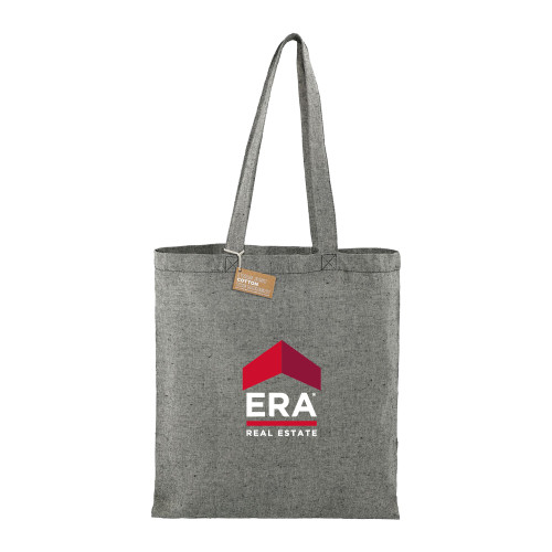 Recycled Cotton Twill Black Tote-ERA