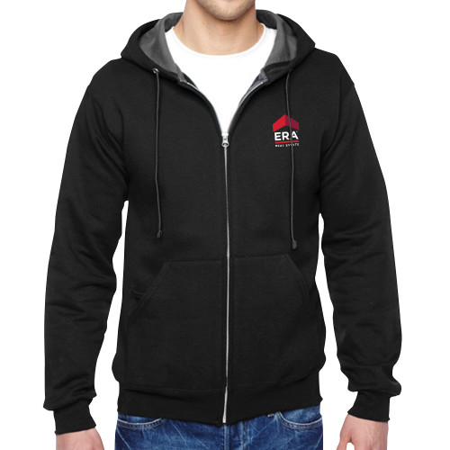 Black Fleece Full Zip Hoodie-ERA