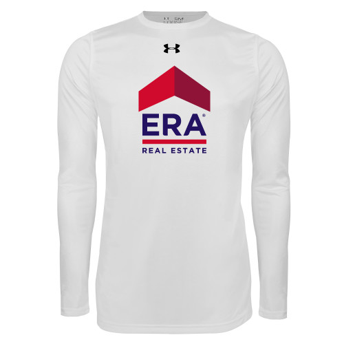 Under Armour White Long Sleeve Tech Tee-ERA