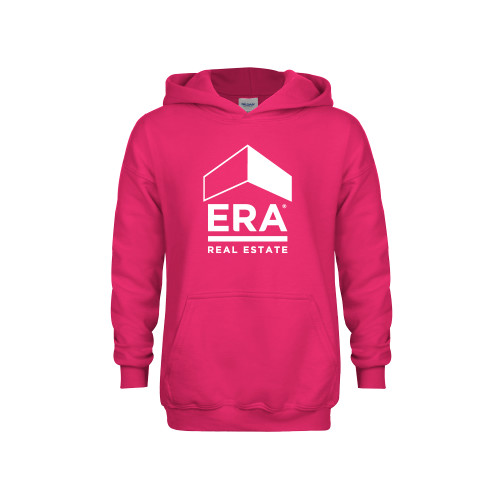 Youth Hot Pink Fleece Hoodie-ERA