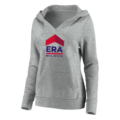Womens Plus Heather Grey Hoodie-ERA