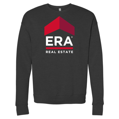 Bella + Canvas Dark Grey Heather Fleece Crew-ERA
