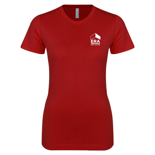 Next Level Womens Cardinal Boyfriend Tee-ERA