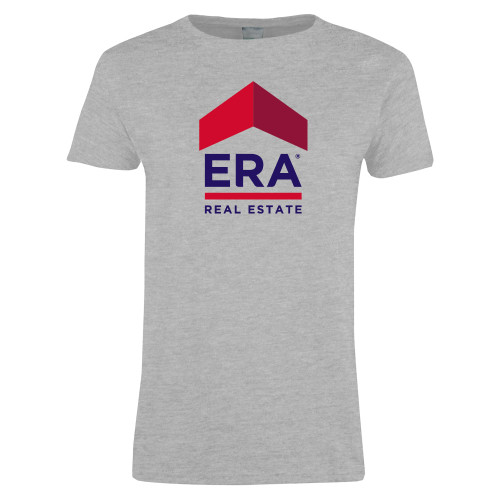 Womens Grey Short Sleeve Tee-ERA