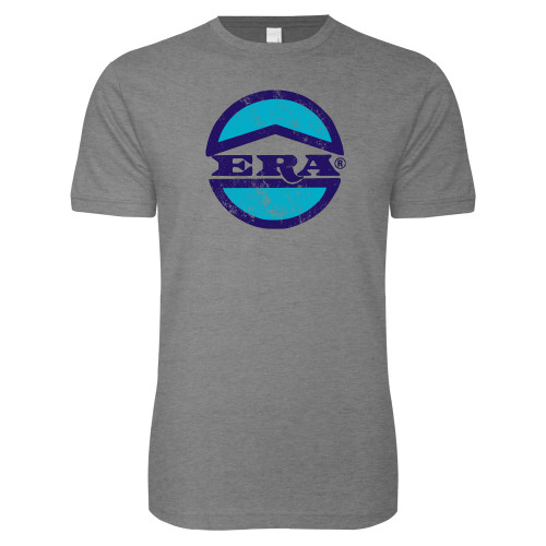 Next Level Heather Grey SoftStyle T Shirt-Vintage ERA Logo
