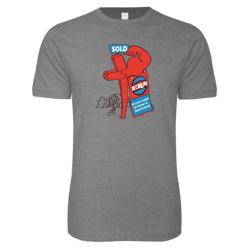 Next Level Heather Grey SoftStyle T Shirt-Vintage ERA Muscle Sold Sign