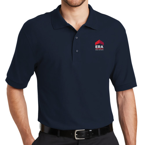 Navy Silk Touch Polo-ERA