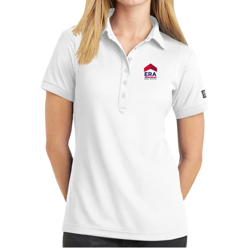 OGIO Womens White Jewel Polo-ERA