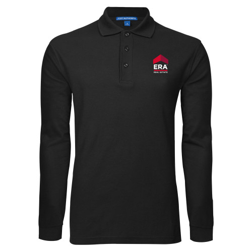 Black Long Sleeve Polo-ERA