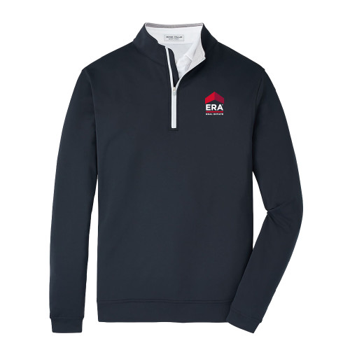  Peter Millar Black Perth Performance 1/4 Zip - ERA