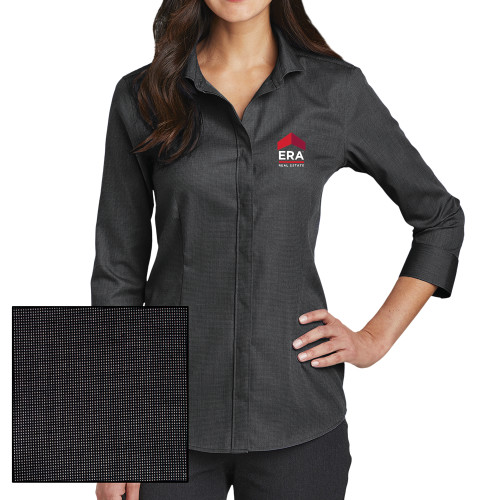  Red House Womens Black 3/4 Sleeve Shirt - ERA