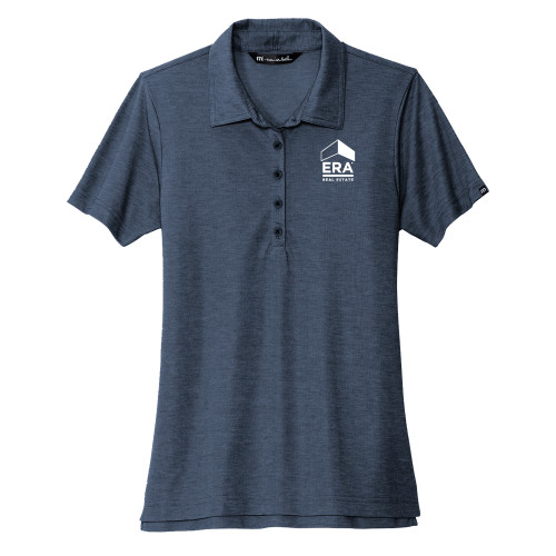 TravisMathew Womens Navy Heather Oceanside Polo-ERA