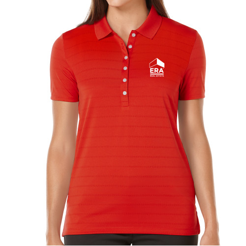 Callaway Womens Red Opti Vent Polo-ERA