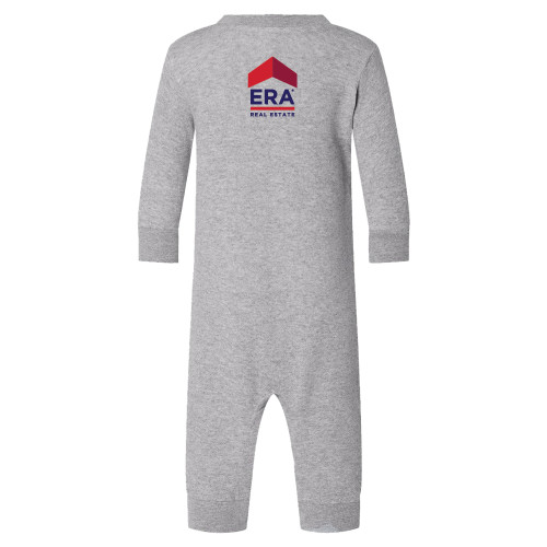 Heather Grey Fleece Onesie-ERA