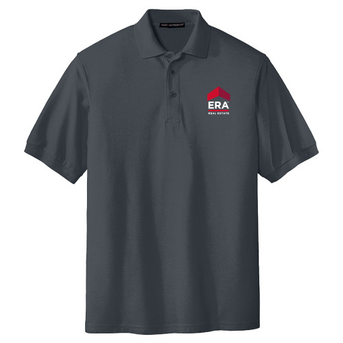 Extended Charcoal Silk Touch Polo-ERE