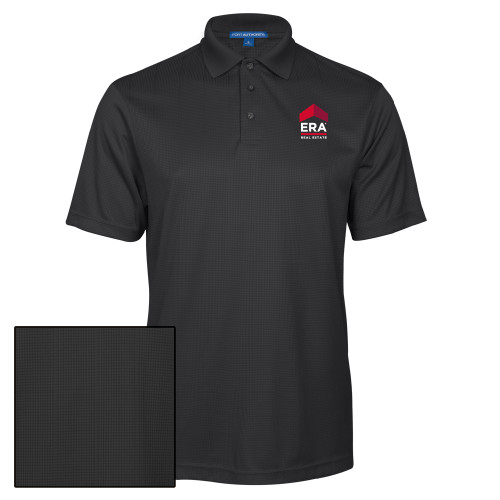 Charcoal Performance Fine Jacquard Polo-ERA