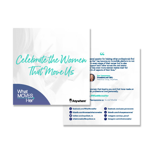 Anywhere What Moves Her Celebrate the Women That Move Us-