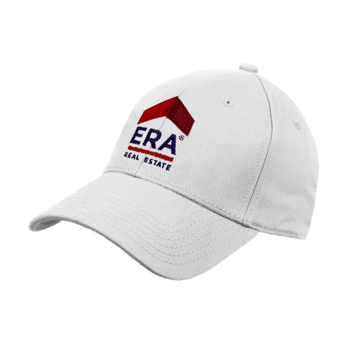 White Structured Adjustable Pro Style Hat-