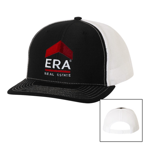 Richardson Black/White Trucker Hat-ERA
