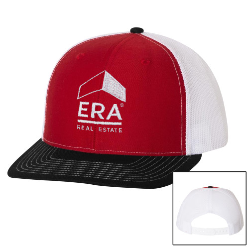 Richardson Red/White/Black Trucker Hat-ERA
